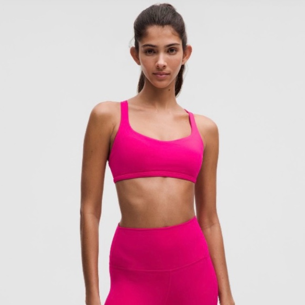 lululemon athletica Free to be Bra-Wild bra in Passionate Pink